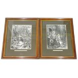 Withdrawn pre sale by vendor. After Gustave Dore (1832-1883), Le Juif Errant etc, engravings,(2)