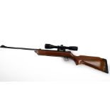 A BSA Metero .22 air rifle, with Nikko Sterling gun sighting, 105cm L.