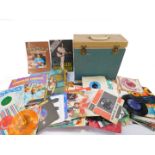Elvis Presley, The Police, Queen and other single records, including Elvis Presley orange single,