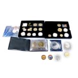 Royal Mint and other Royal commemorative issue crowns and 5 coins,, etc., together with 50p pieces