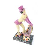 A Kevin Francis porcelain figure modelled as Follie Bergere, limited edition 48/150, printed