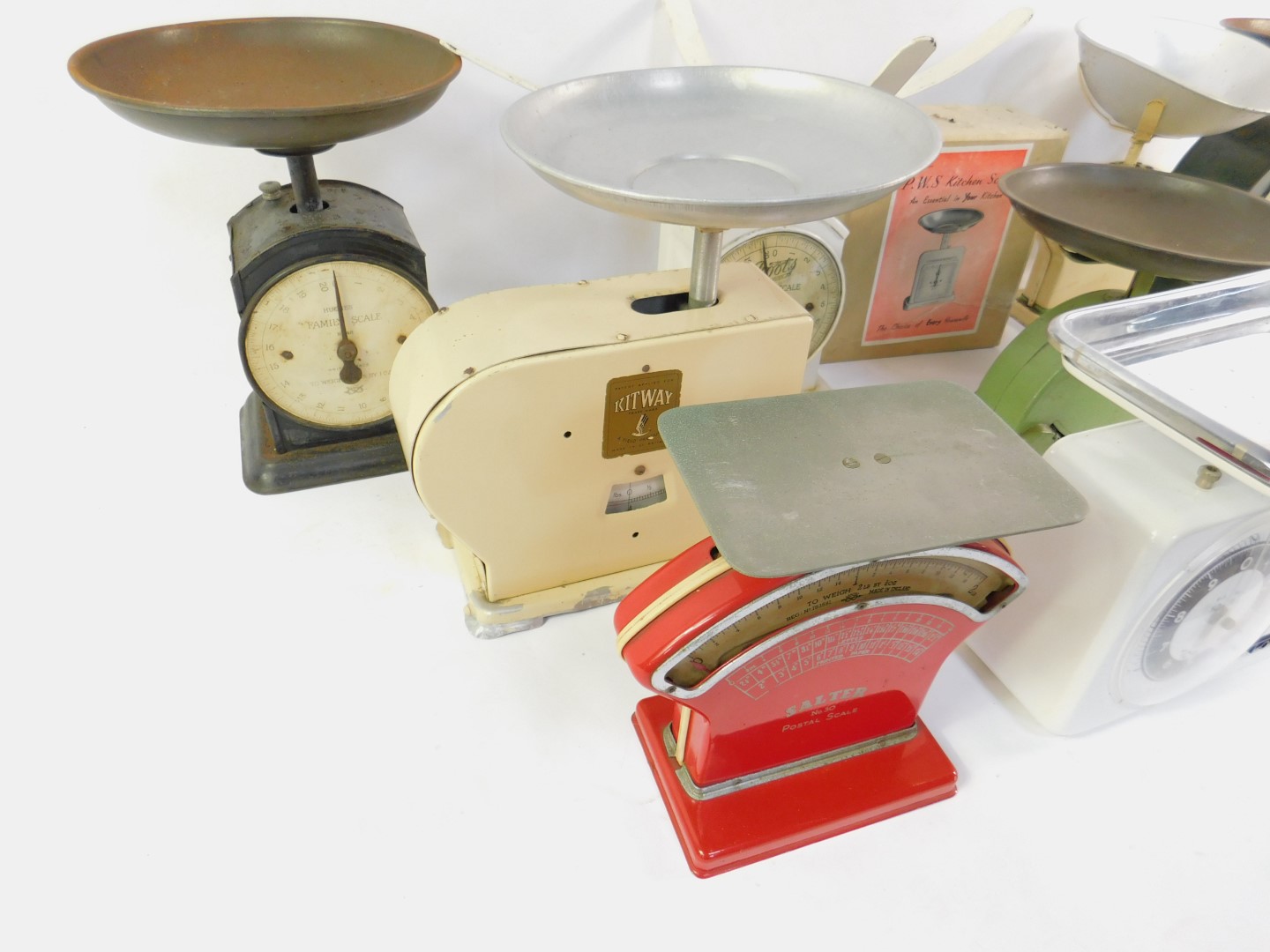 Salter Hughes and other kitchen scales, early to mid 20thC. (12) - Image 3 of 4