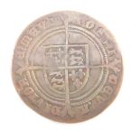 An Edward VI silver sixpence.