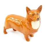 A Beswick figure of a Corgi, double back stamp to feet, 14cm H.