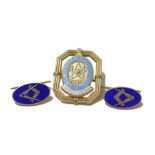 A Royal Masonic Institution for Girls Bicentenary silver gilt and enamel jewel, 1788-1988, with