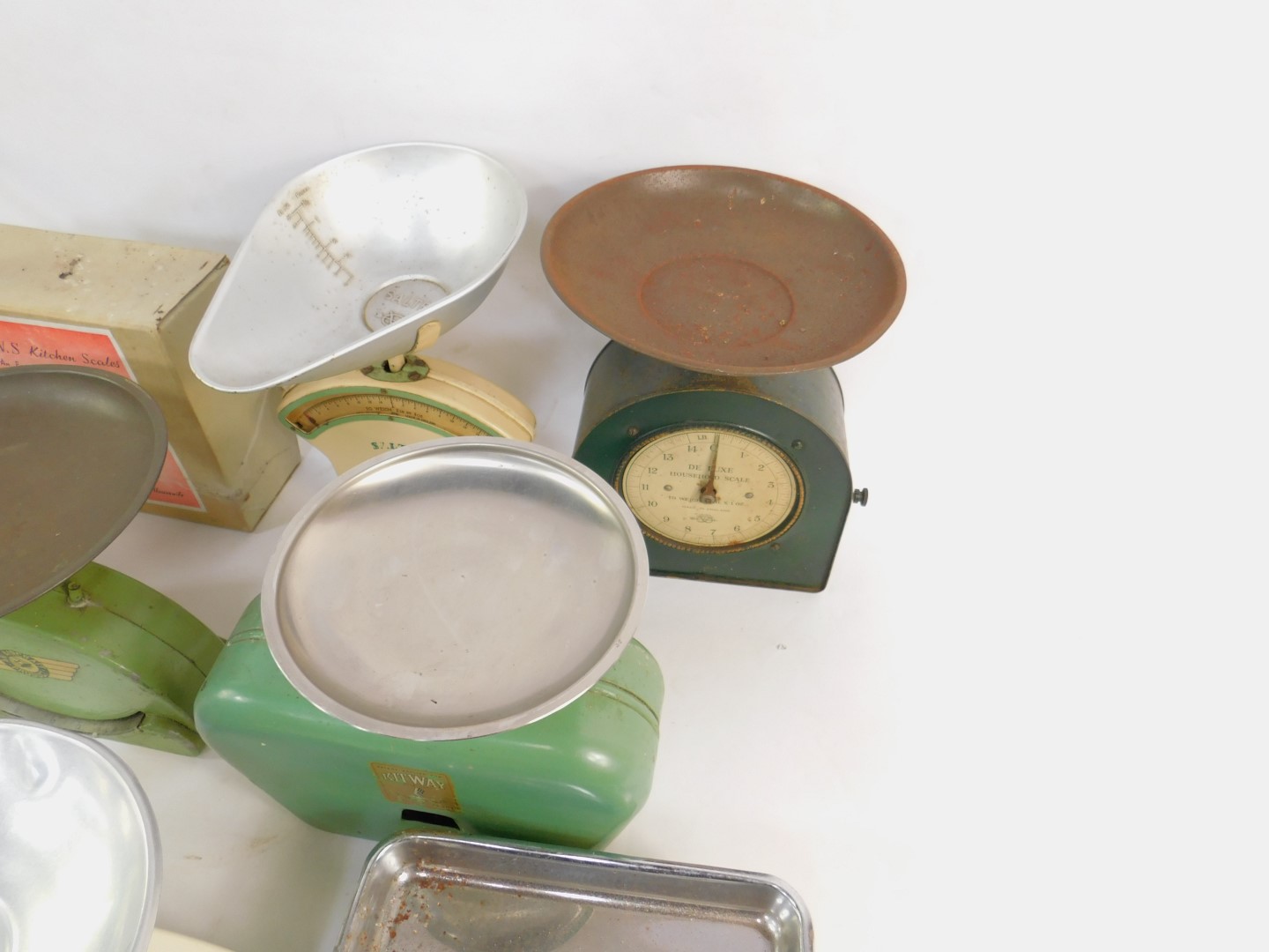 Salter Hughes and other kitchen scales, early to mid 20thC. (12) - Image 2 of 4