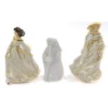 Three Royal Doulton figures, modelled as Free Spirit HN3728, Summer Breeze HN3724, and Images