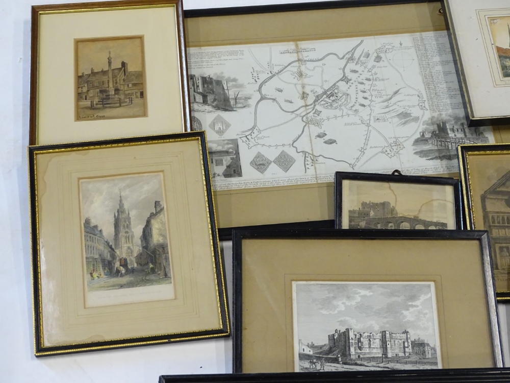A collection of pictures and prints, each relating to Newark Upon Trent, to include an image of - Image 2 of 3