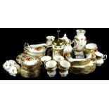 A large quantity of Royal Albert Old Country Roses pattern dinner and tea ware, to include a