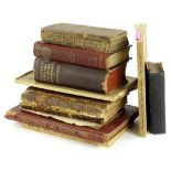 Various books, to include The Instructor of Young Man's Best Companion, written by Fisher (