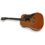 An Eko Ranger 6 acoustic guitar, stamped Made In Italy, with maple veneers etc., 106cm L.