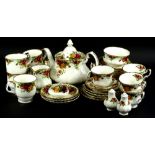 A collection of Royal Albert Old Country Roses pattern tea ware etc.
