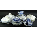 Miscellaneous items of blue and white, to include Asiatic pheasant, Copeland Spode Italian, etc.