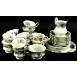 A Royal Albert Berkeley pattern part tea service.