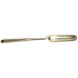 A George III silver marrow scoop, with narrow handle, London 1794, 1½oz.