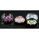 A collection of paperweights, to include Scottish, Whitefriars etc.