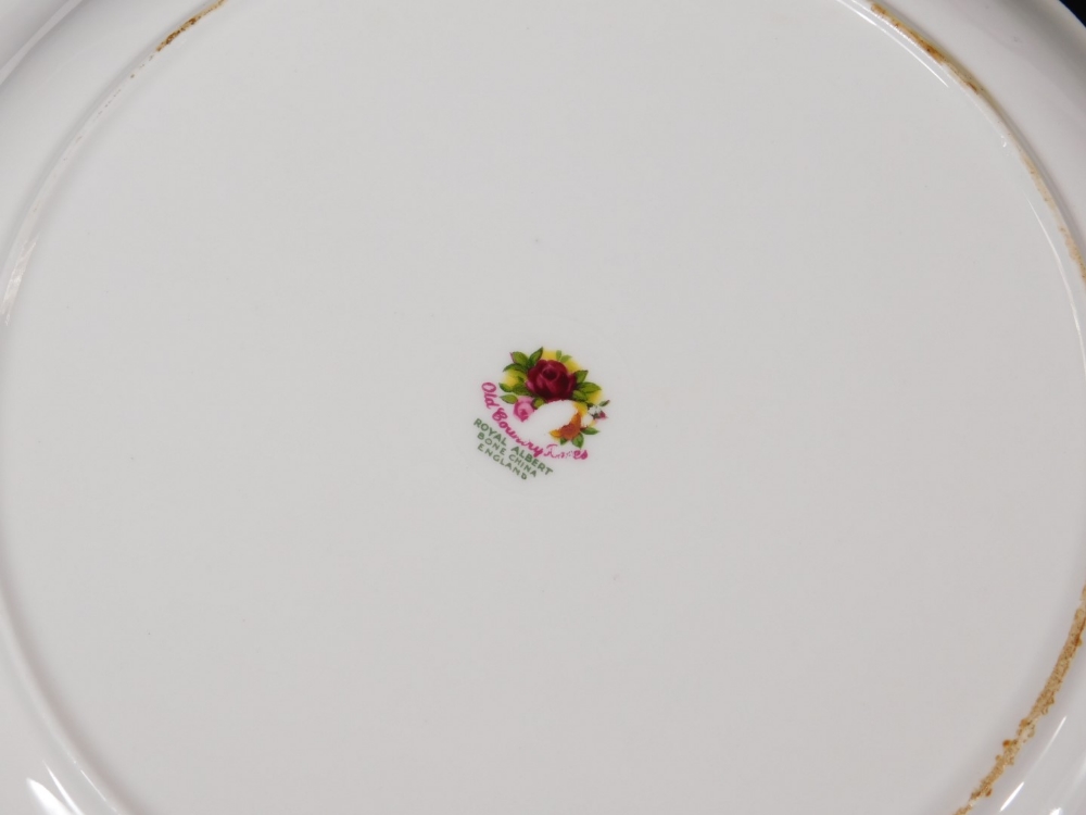 A Royal Albert Old Country Roses part tea service, to include serving plate, 26cm W, sugar bowl, - Image 3 of 3