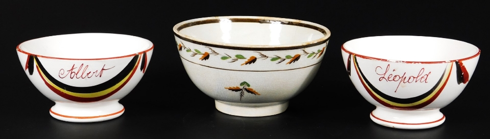 A tin glazed earthenware dish, of circular form, polychrome decorated with fruits and flowers, - Image 11 of 28