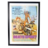 A film poster for Death Sport, Starring David Carradine, Claudia Jennings, Richard Lynch and David