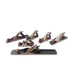 A group of woodworking planes, including Woden, Sargent & Co, Spears, Rapier and Bailey. (6)