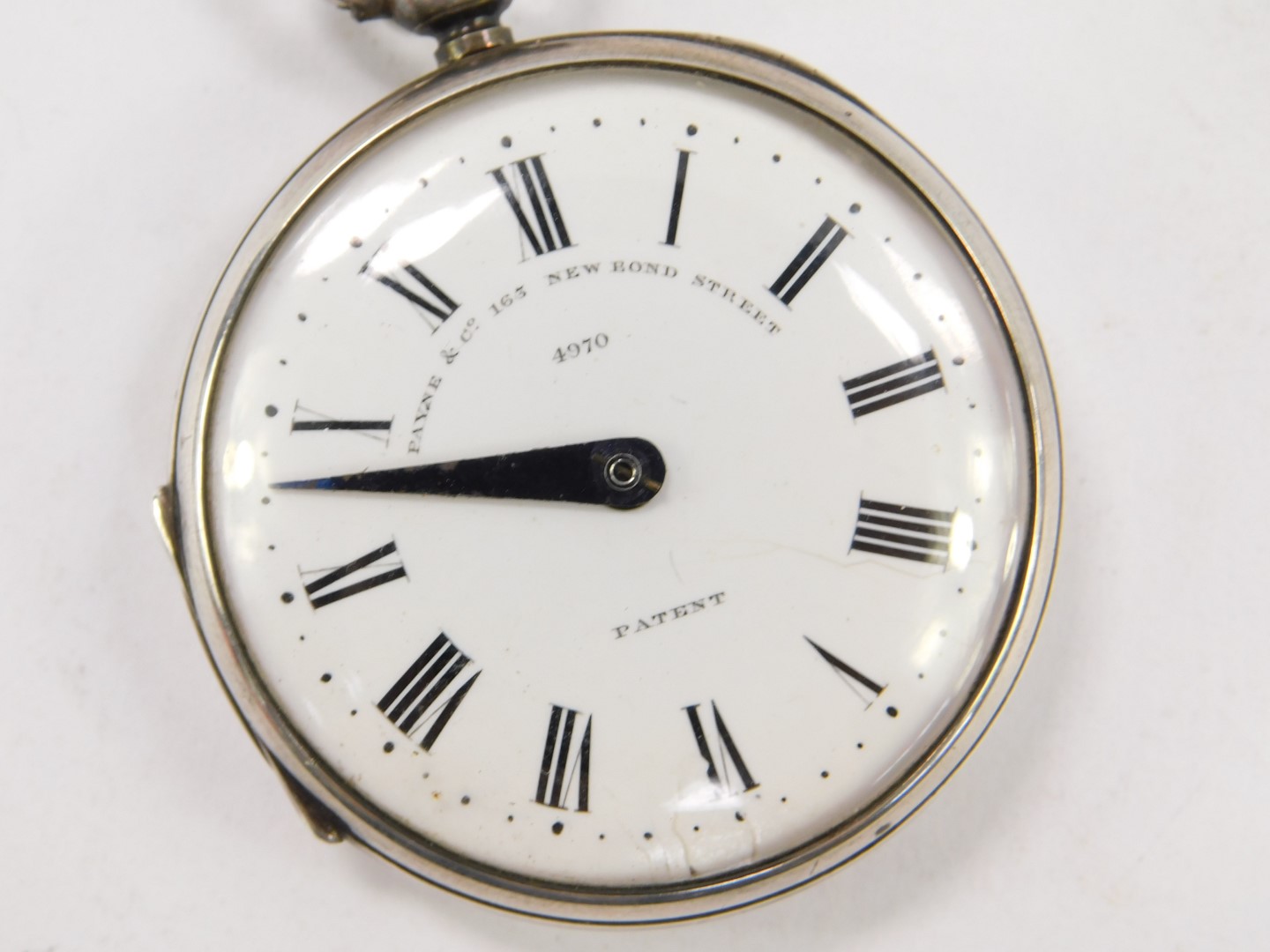 A Victorian silver pocket pedometer, by Payne and Co 163 New Bond Street, London, number 4970, - Image 2 of 5