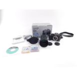 A Panasonic Lumix G2 Digital camera, DMC-G2K lens kit, with a G Vario lens, boxed with accessories.