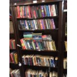Fiction books to include Agatha Christie, James Herbert, etc. (5 shelves)