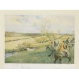 Lionel Edwards (1878-1966). The Atherstone, hunting print, signed, gift dedicated in ink, Fine Art