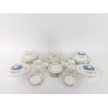 A Royal Doulton porcelain part dinner and tea service, decorated in the Pastorale pattern,