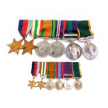 A WWII and later group of medals, awarded to WO.CL.2 DJ Pooke, REME, 21019087, comprising 1939-45