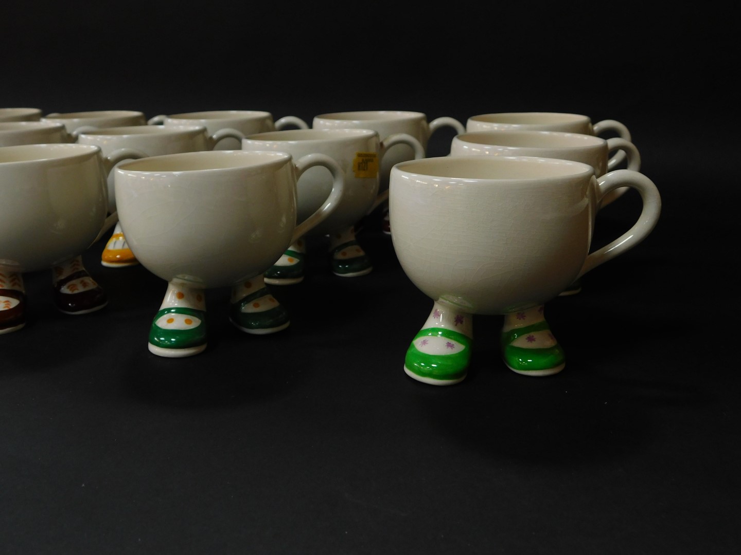 Eighteen Carltonware lustre pottery 'Walking' mugs. - Image 2 of 3