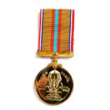 A Suez Medal, awarded to WO1 DJ Pooke, 1953-1956, REME, 21019087, cased.