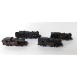 Four kit built OO gauge locomotives, LNER black livery, comprising 5273, 912, 9690 and 4739.