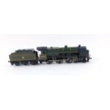 A kit built OO gauge Patriot Class locomotive Home Guard, British Rail green livery, 45543, 4-6-0.