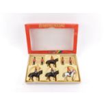 A Britains Military Box Set, Her Majesty Queen Elizabeth with mounted Lifeguard Standard Bearer,