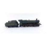 A kit built OO gauge 2800 Class locomotive, GWR livery, 3836, 2-8-0.