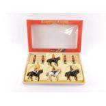 A Britains Military Box Set, Her Majesty Queen Elizabeth with mounted Lifeguard Standard Bearer,