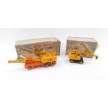 A Dinky Supertoys Coles Mobile Crane, 971, together with a 20-ton lorry - mounted crane 'Coles',