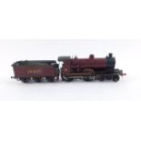 A kit built OO gauge 3P - H Class locomotive, London, Midland and Scottish red livery, 14495, 4-4-