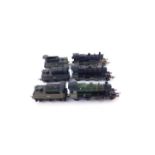 Three Bachmann OO gauge locomotives, comprising an Ivatt Class 2MT locomotive, 46443, 32-866Z, BR