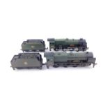 A Bachmann OO gauge rebuilt Scot locomotive Queens Westminster Rifleman, BR green L/Crest, 46162,