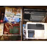 A Sinclair ZX Spectrum computer, Airfix military figures, games and toys, some boxed. (qty)