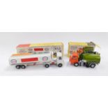 A Dinky die cast model of a Johnston Road Sweeper, 451, together with AC Fuel tanker ESSO 2534,