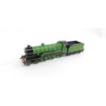 A kit built OO gauge locomotive Sir Sam Fay, LNER green livery, 4-6-0, 423.