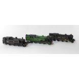 Three kit built OO gauge locomotives, comprising British Rail green livery, 6713 and British