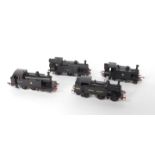 Two kit built OO gauge tank locomotives, British Rail black livery, comprising 58051 and 51537,