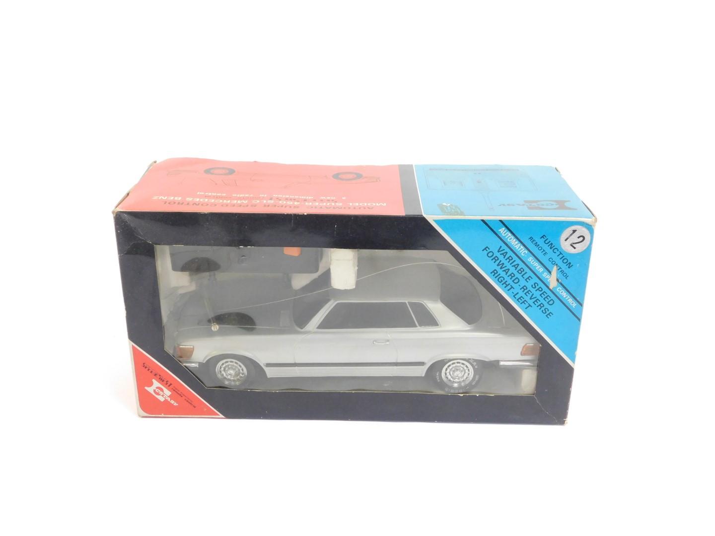 A Speedcrest Ecstasy remote control Mercedes Benz, model Super-450-SLC, with variable speed,