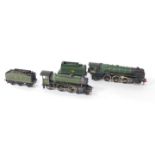 A kit built OO gauge locomotive Owen Glendower, British Rail green livery, 4-6-2, 70010, together