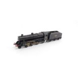 A kit built OO gauge locomotive, British Rail black livery, 4-6-0, 45232.