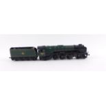 A kit built OO gauge A2/3 Class locomotive Dante, British Rail green livery, 60513, 4-6-2.